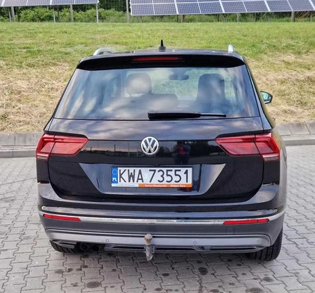 Volkswagen Tiguan cena 140000 przebieg: 98000, rok produkcji 2019 z Tychowo małe 352